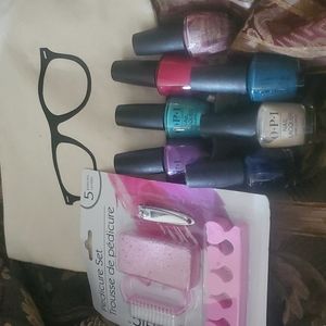 Opi 2024 package 7 makeup bag plus mani ped set hp
